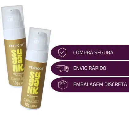 Imagem do produto Sugalik Gel Sugador Liquido Beijavel Sabor Doce de Leite Potencializa Sensação 15g