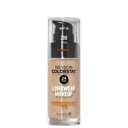Imagem do produto Revlon ColorStay 24 Horas Pele Mista à Oleosa FPS15 200 Nude - Base Líquida 30ml