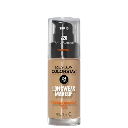 Imagem do produto Revlon ColorStay 24 Horas Pele Mista à Oleosa FPS15 220 Natural Beige - Base Líquida 30ml