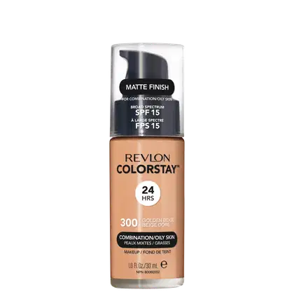 Imagem do produto Revlon ColorStay 24 Horas Pele Mista à Oleosa FPS15 300 Golden Beige - Base Líquida 30ml