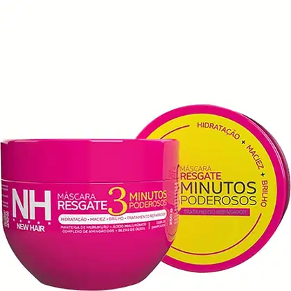 Imagem do produto Belkit NH New Hair - Máscara Resgate 3 Minutos Poderosos 250g