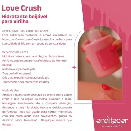 Imagem do produto Love Crush Momozin Creme Hidratante Beijável Para Virilha e Corpo 7 em 1 Feitiços