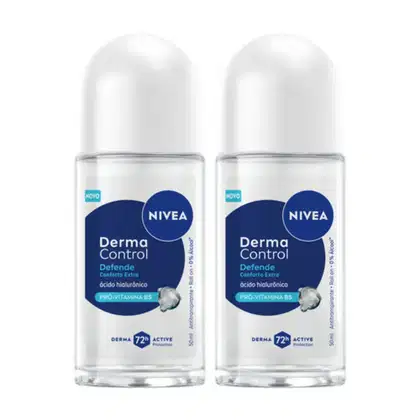 Imagem do produto Kit Desodorante Roll-on Derma Control Defende 2x50ml | Nivea