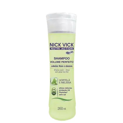 Imagem do produto Nick & Vick NUTRI-Hair Volume Perfeito - Shampoo sem Sal 260ml