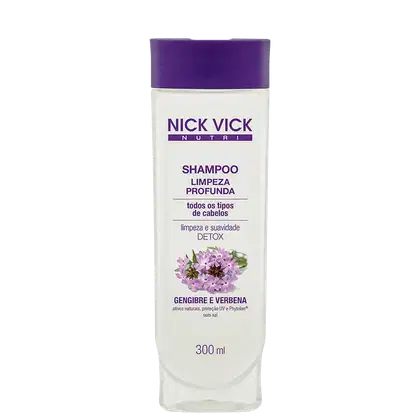 Imagem do produto Nick & Vick NUTRI-Hair Limpeza Profunda - Shampoo Antirresíduo 300ml