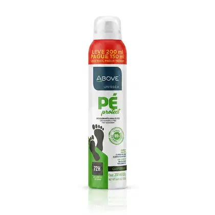 Imagem do produto DESODORANTE PARA OS PÉS ABOVE PÉ PROTECT UNISSEX 200ML