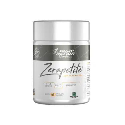 Imagem do produto Zerapetite - fenilalanina +vitamina B6 + Magnésio + cromo - 60 cápsulas veganas