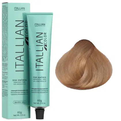 Imagem do produto Coloração Itallian Color Sem Amônia 60g 9.34 Loiro Clarissimo Morena Iluminada