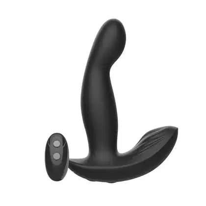 Imagem do produto Vibrador de Próstata com Controle Remoto Função Dedilhar 10 Intensidades Silicone Recarregável