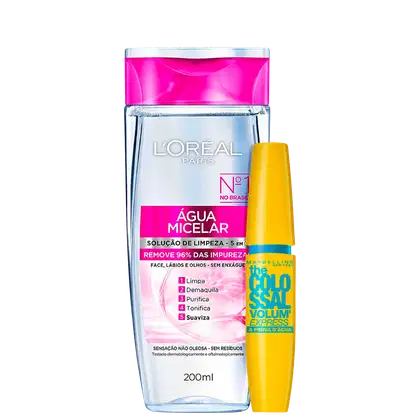 Imagem do produto Kit Beleza na Web Maybelline Cílios Impactantes (2 produtos)