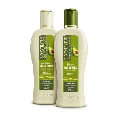 Imagem do produto Bio Extratus - Kit Pós Química Shampoo 250ml + Condicionador 250ml