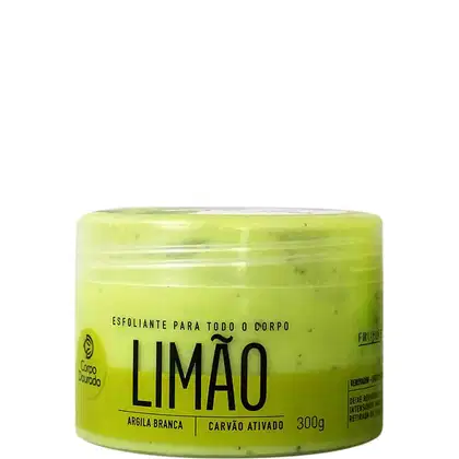 Imagem do produto Corpo Dourado Fruktais - Esfoliante Corporal Limão e Carvão Ativado 300g