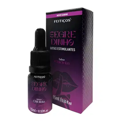 Imagem do produto Segredinho Chiclete Gotas Excitantes 15ml
