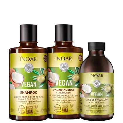 Imagem do produto Kit Inoar Vegan Umectação (3 Produtos)