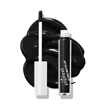 Imagem do produto Batom Labial Preto POPFEEL Brilho Fosco Preto
