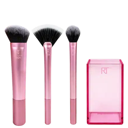 Imagem do produto Kit de Pincéis Real Techniques Sculpting Set (3 Pincéis + Porta-Pincéis)