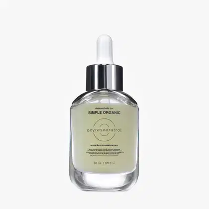 Sérum Facial Simple Organic OXYresveratrol, 30ml.
