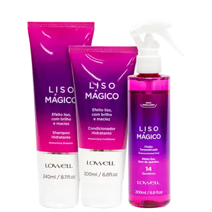 Imagem do produto Kit Lowell Keeping Liss Liso Mágico Intenso (3 Produtos)