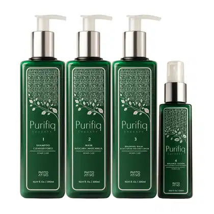 Imagem do produto Kit Purifiq Therapy Phyto Ativo Detox Antioleosidade 4 Unidades