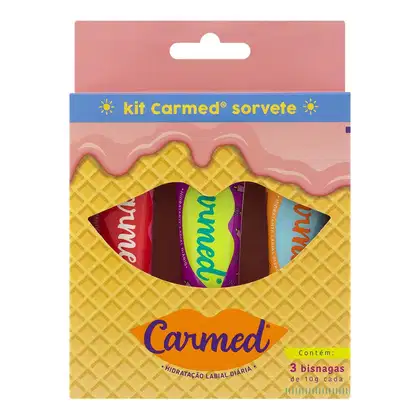 Imagem do produto Kit Carmed Sorvete Verão  (3 Produtos)