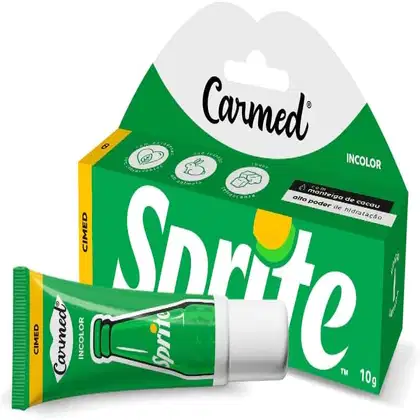 Imagem do produto Hidratante Labial Carmed Sprite Limão Incolor 10g - Cimed