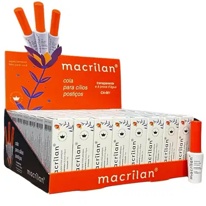 Imagem do produto Box Cola Macrilan Transparente A Prova D'agua Ca001 56 Un