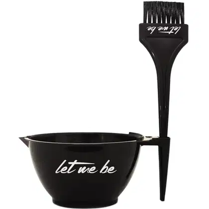 Imagem do produto Let Me Be - Kit Tigela e Pincel Aplicação de Cremes Preto (2 Produtos)