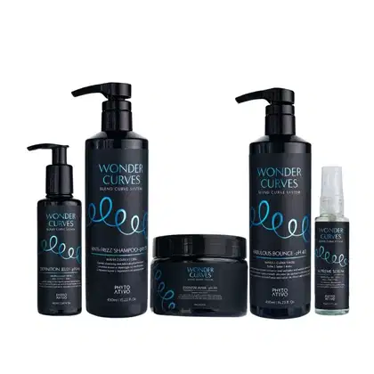 Imagem do produto Kit Wonder Curves Blend Curve System Phyto Ativo Cachos 5 Unidades