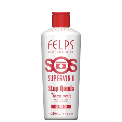 Imagem do produto Felps Profissional XMix SOS Supervin A Stop Queda - Shampoo 250ml