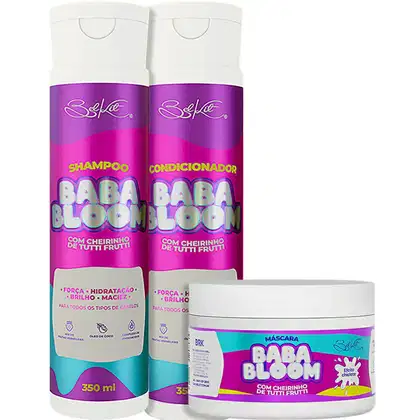 Imagem do produto Belkit BabaBloom - Kit Capilar Hidratação e Brilho Tutti Frutti Trio (3 Produtos)