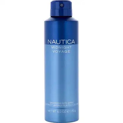 Imagem do produto Água De Cheiro Masculina Nautica Midnight Voyage Deodorizing Spray Corporal 180 Ml