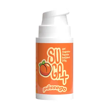Imagem do produto Lubrificante Suga+ Sugador Líquido Beijável Sexy Fantasy 20g Pêssego