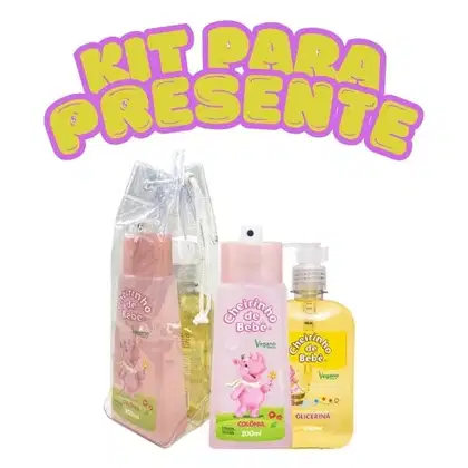 Imagem do produto Kit Cheirinho De Bebê (Sabonete+Colônia) Rosa 200/250ml Ch.Bebe Kanitz