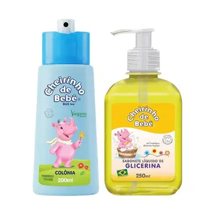 Imagem do produto Kit Cheirinho De Bebê (Sabonete+Colônia) Blue 200/250ml Ch.Bebe Kanitz