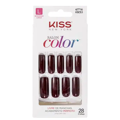 Imagem do produto Kiss New York Salon Color Angel - Unhas Postiças (28 Unidades)