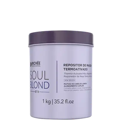 Imagem do produto Richée Professional Soul Blond - Repositor de Massa Termo Ativado 1000g