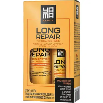 Imagem do produto Yamá Long Repair - Kit Fortalecedor Biotina Duo Box (2 Produtos)