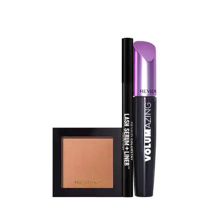 Imagem do produto Kit Revlon Colorstay MakeUp Sérum Delineador Máscara Blush (3 produtos)