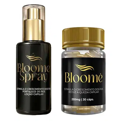 Imagem do produto KIT Bloomé 250mg 30 Cápsulas + Bloomé Loção Capilar Spray 60ml
