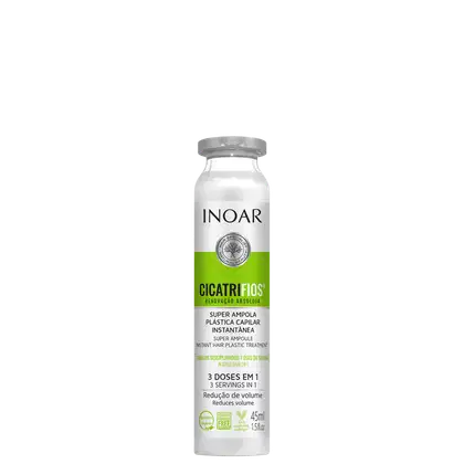 Imagem do produto Inoar Cicatrifios Super Ampola - Tratamento Capilar 45ml