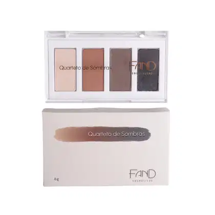 Paleta de Sombras Fand Cosméticos Essencial, 6g.