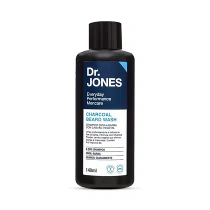 Imagem do produto Shampoo para Barba com Carvão Vegetal Charcoal Beard Wash 140ml