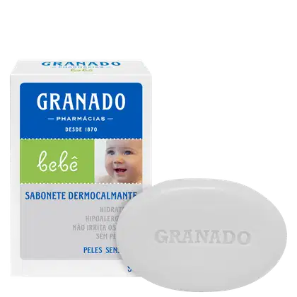 Imagem do produto Granado Bebê Dermocalmante Peles Sensíveis - Sabonete em Barra 90g
