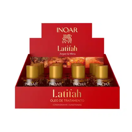 Imagem do produto Inoar Latifah Display Óleo Argan e Mirra 7ml - c/12un