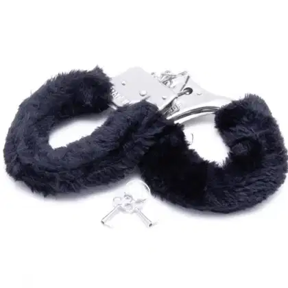 Imagem do produto Algemas de Metal com Pelúcia Linha Hand Cuffs - Vermelho