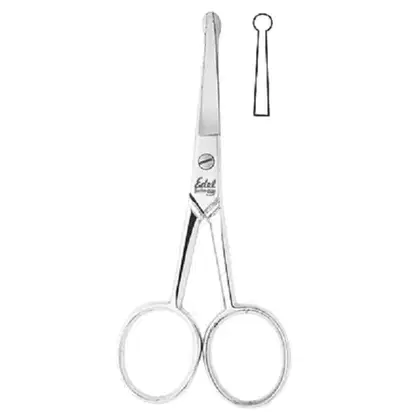 Imagem do produto Tesoura Edel Solingen para Remover Pelos de Nariz 9cm