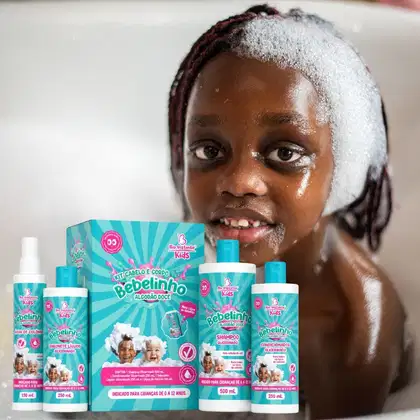 Imagem do produto Kit Cabelo e Corpo Bebelinho Algodao Doce Bio Instinto Kids 4 Itens