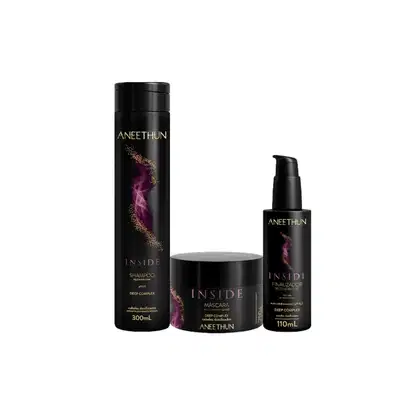 Imagem do produto Kit Inside Aneethun – Shampoo + Máscara + Finalizador