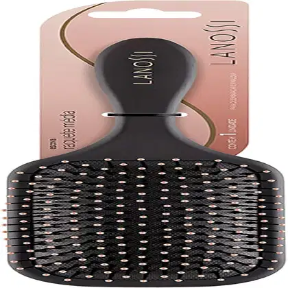 Imagem do produto Escova de Cabelo Raquete Quadrada Soft Lanossi Beauty & Care para Desembaraço Suave e Uso Diário