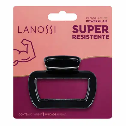 Imagem do produto Piranha de Cabelo Power Glam Lanossi – Fixação Forte, Design Glamouroso, Acessório para Uso Diário
